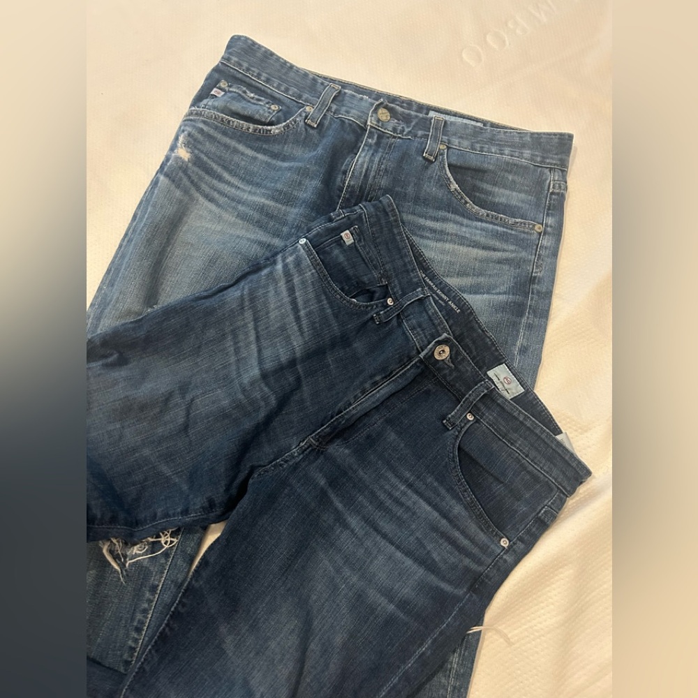 AG Adriano Goldschmied Dark Blue Jeans